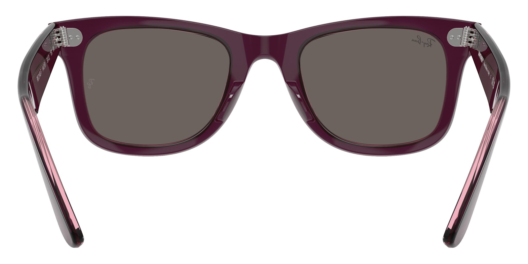 Ray-Ban RB2140F Original Wayfarer Classic 1447B1 52 - Violet on Transparent Pink / Dark Gray #id:rb2140f1447b1_s:106115