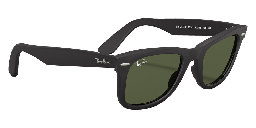 Ray-Ban RB2140F Original Wayfarer Classic 901S 52 - Black / G-15 Green #id:rb2140f901s_s:108120