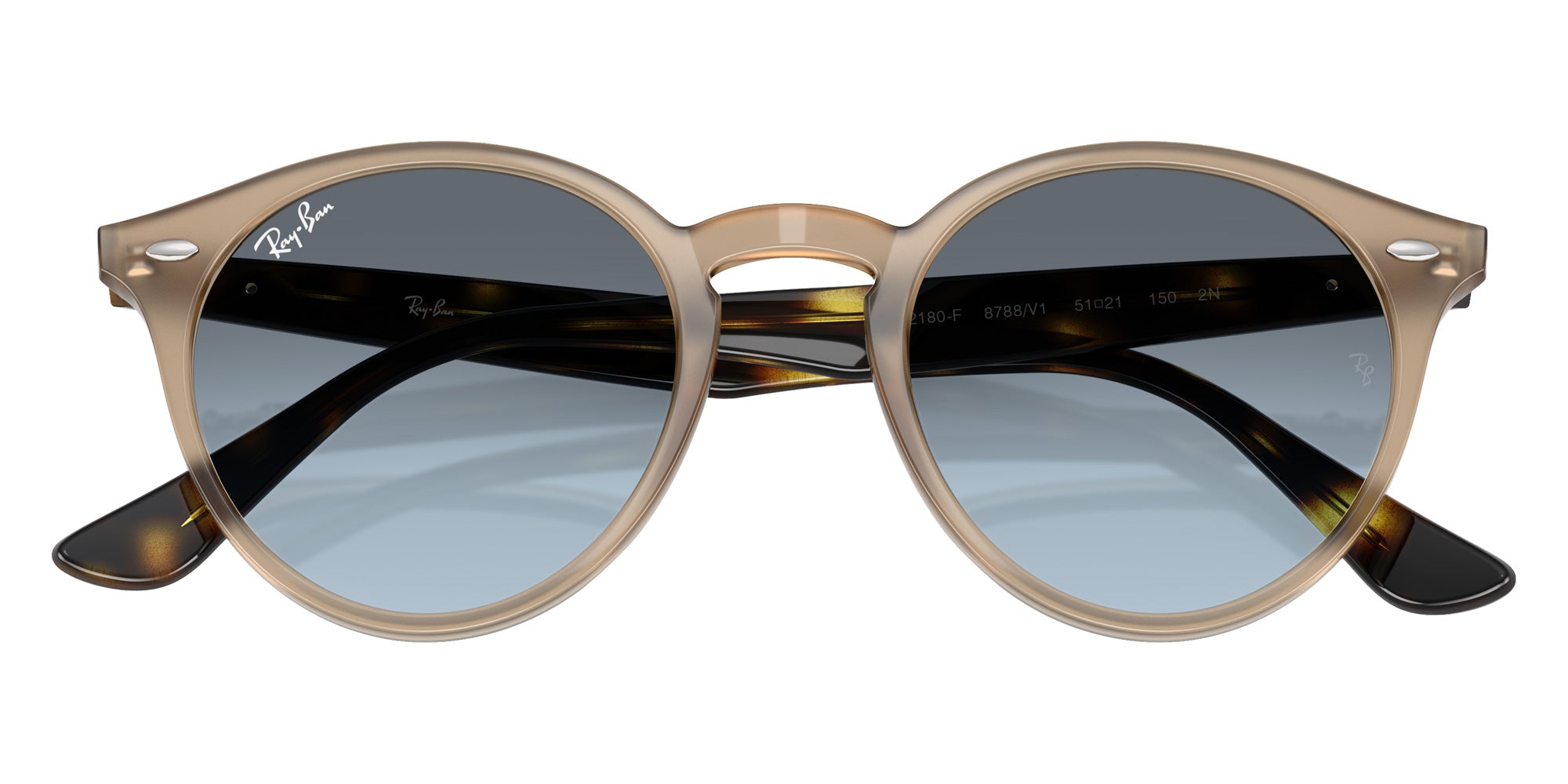 Ray-Ban RB2180F 8788V1 49 - Turtledove / Blue Gradient Gray #id:rb2180f8788v1_s:102125