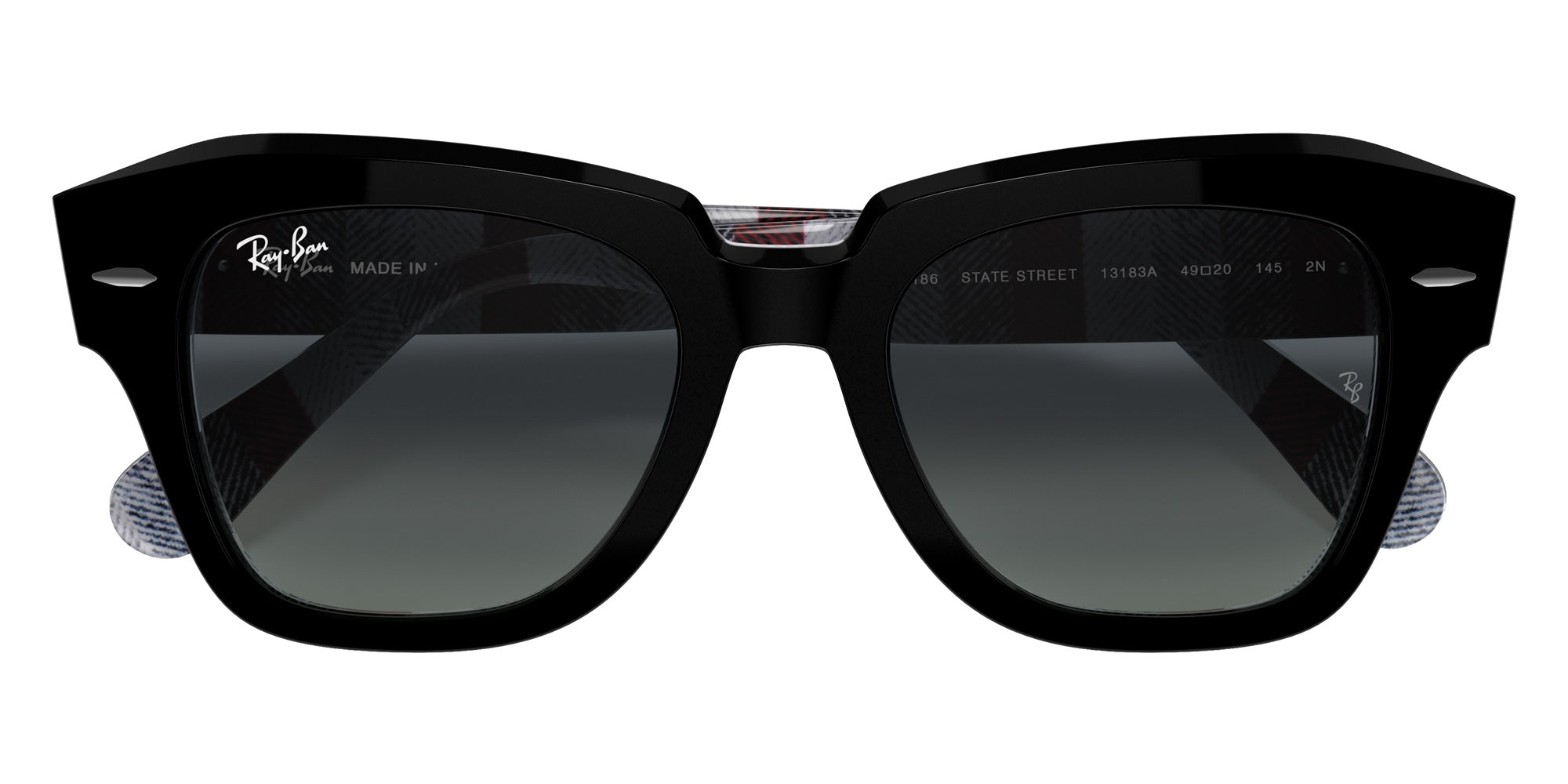 Ray-Ban RB2186 State Street 13183A 49 - Black #id:rb218613183a_s:100125