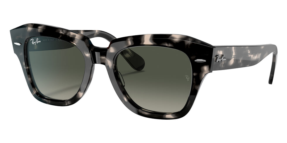 Ray-Ban RB2186 State Street Fleck 133371 52 - Gray Havana / Gray Gradient #id:rb2186133371_s:104105