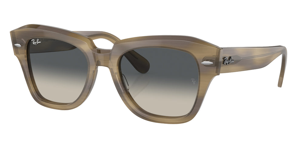 Ray-Ban RB2186 State Street 140571 49 - Striped Green / Gray #id:rb2186140571_s:102105