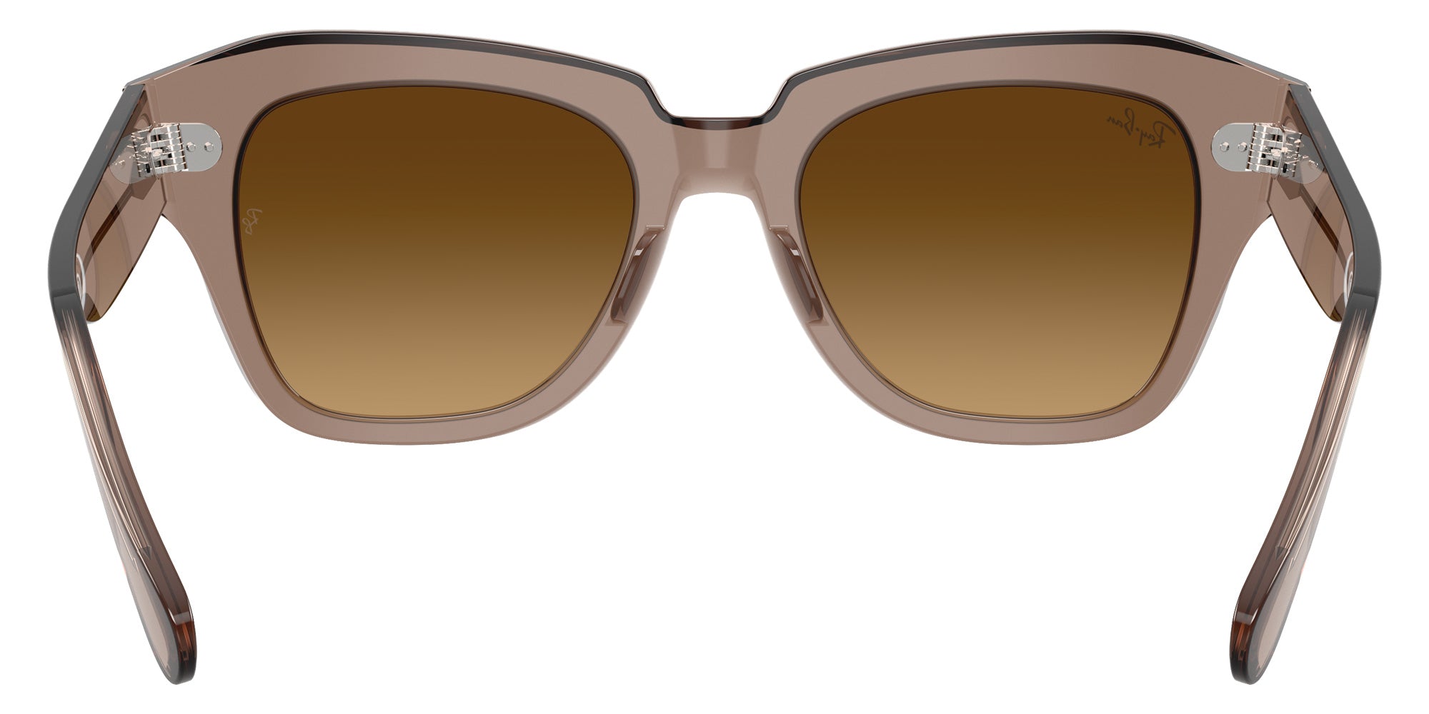 Ray-Ban RB2186 State Street 682785 49 - Transparent Light Brown / Gradient Brown #id:rb2186682785_s:104115