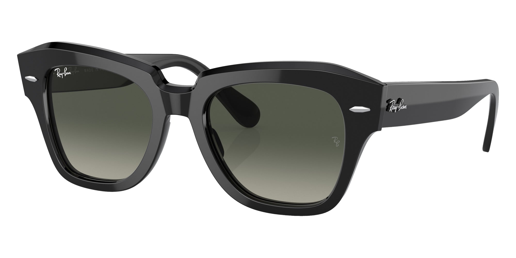 Ray-Ban RB2186 State Street 901/71 49 - Black / Gray #id:rb218690171_s:106105