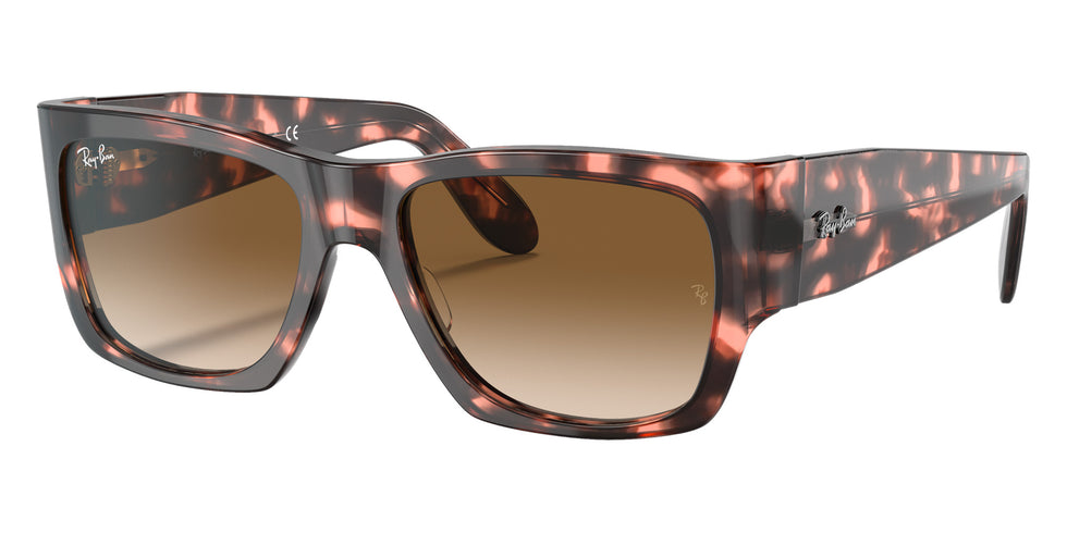 Ray-Ban RB2187 Nomad Fleck 133451 54 - Pink Havana / Light Brown Gradient #id:rb2187133451_s:100105