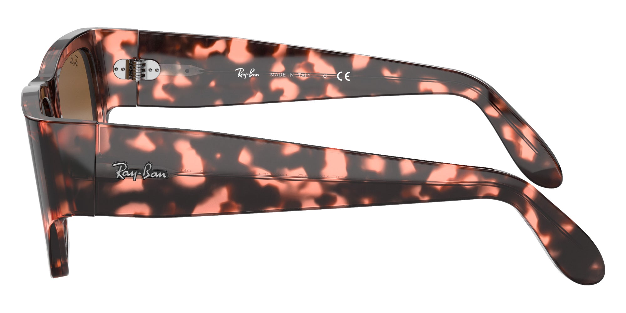 Ray-Ban RB2187 Nomad Fleck 133451 54 - Pink Havana / Light Brown Gradient #id:rb2187133451_s:100110