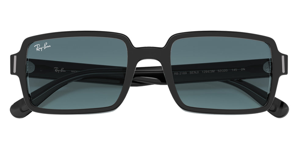 Ray-Ban RB2189 Benji 12943M 52 - Black on Transparent / Blue Gradient Gray #id:rb218912943m_s:100125
