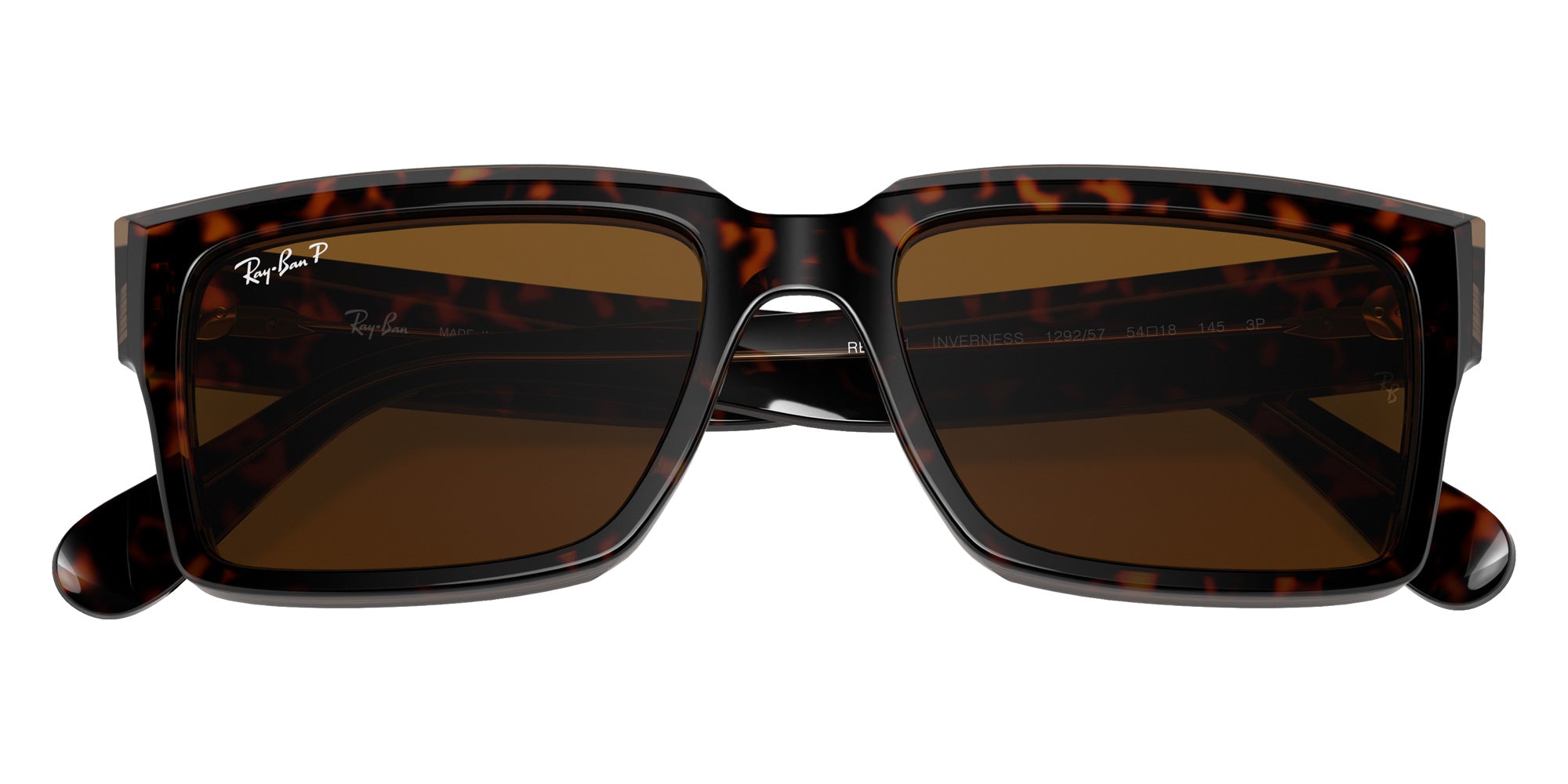 Ray-Ban RB2191 Inverness 129257 54 - Havana On Transparent Brown / Brown Polarized #id:rb2191129257_s:100125