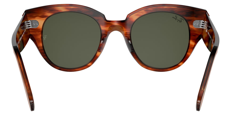 Ray-Ban RB2192 Roundabout 954/31 47 - Striped Havana / Green #id:rb219295431_s:102115