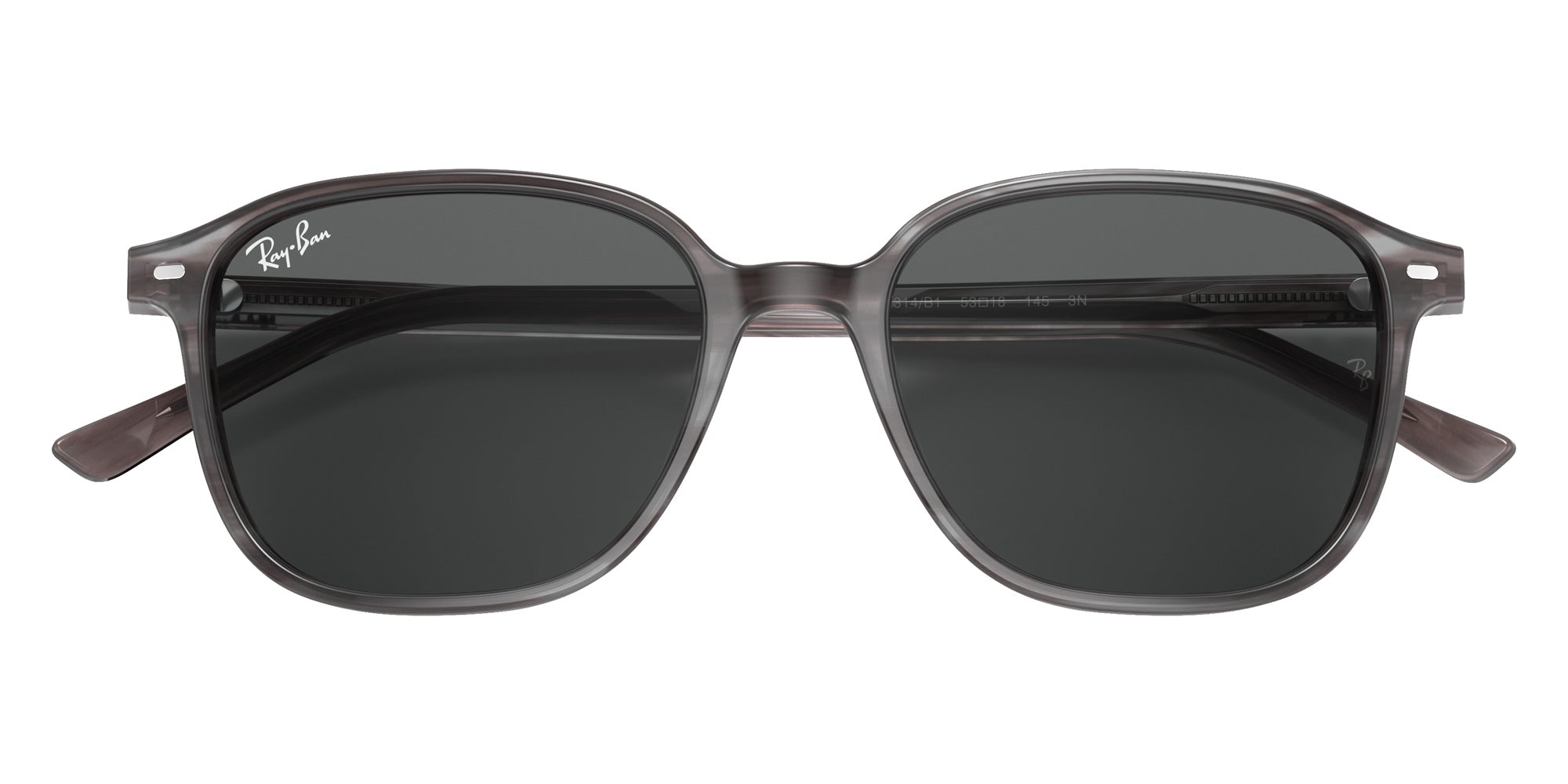 Ray-Ban RB2193 Leonard 1314B1 53 - Striped Gray / Dark Gray #id:rb21931314b1_s:100125