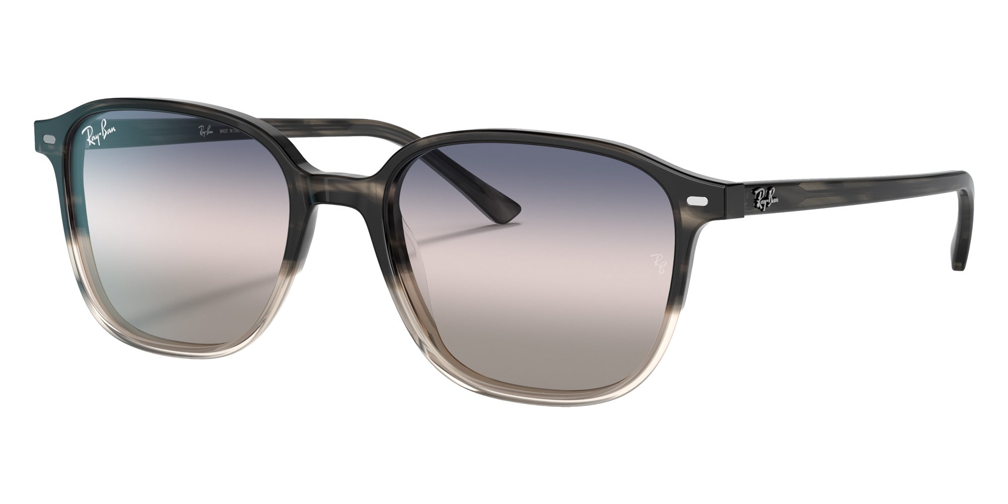 Ray-Ban RB2193 Leonard Bi-Gradient 1326GE 53 - Gray Havana / Blue/Pink #id:rb21931326ge_s:100105