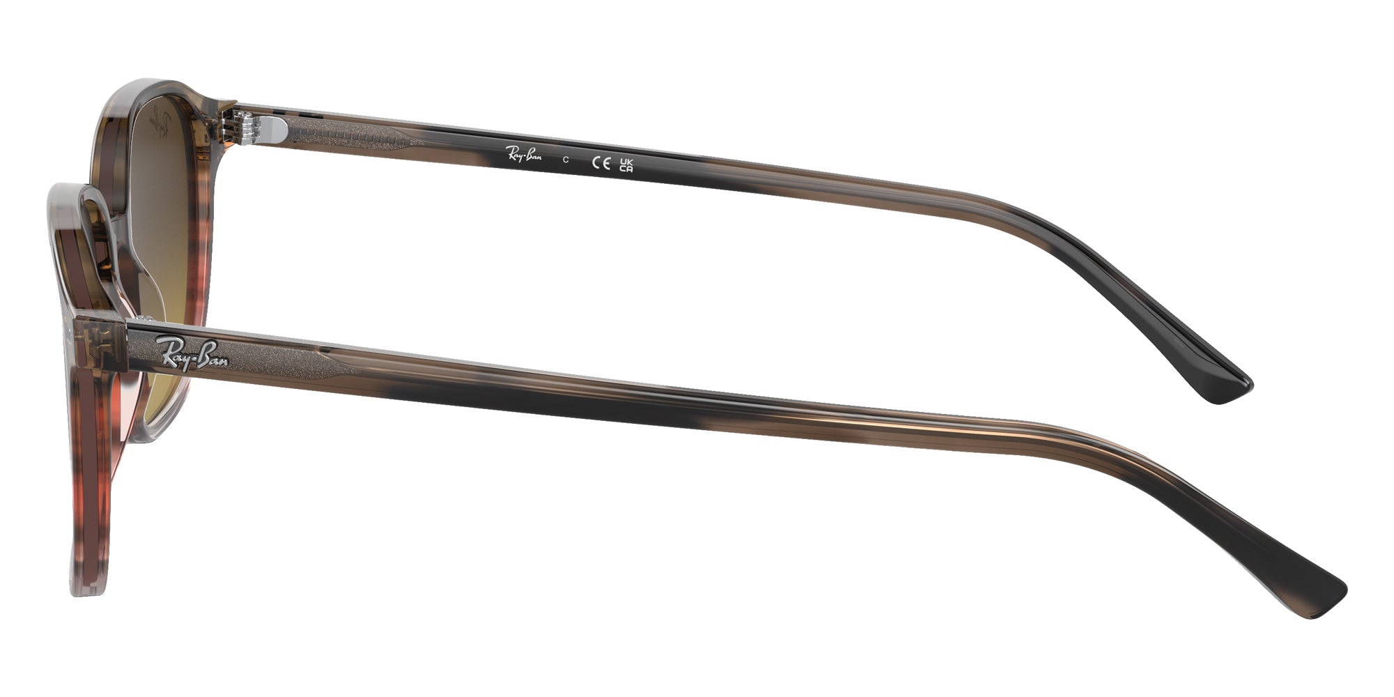 Ray-Ban RB2193 Leonard 138085 51 - Striped Brown & Red / Brown #id:rb2193138085_s:104110