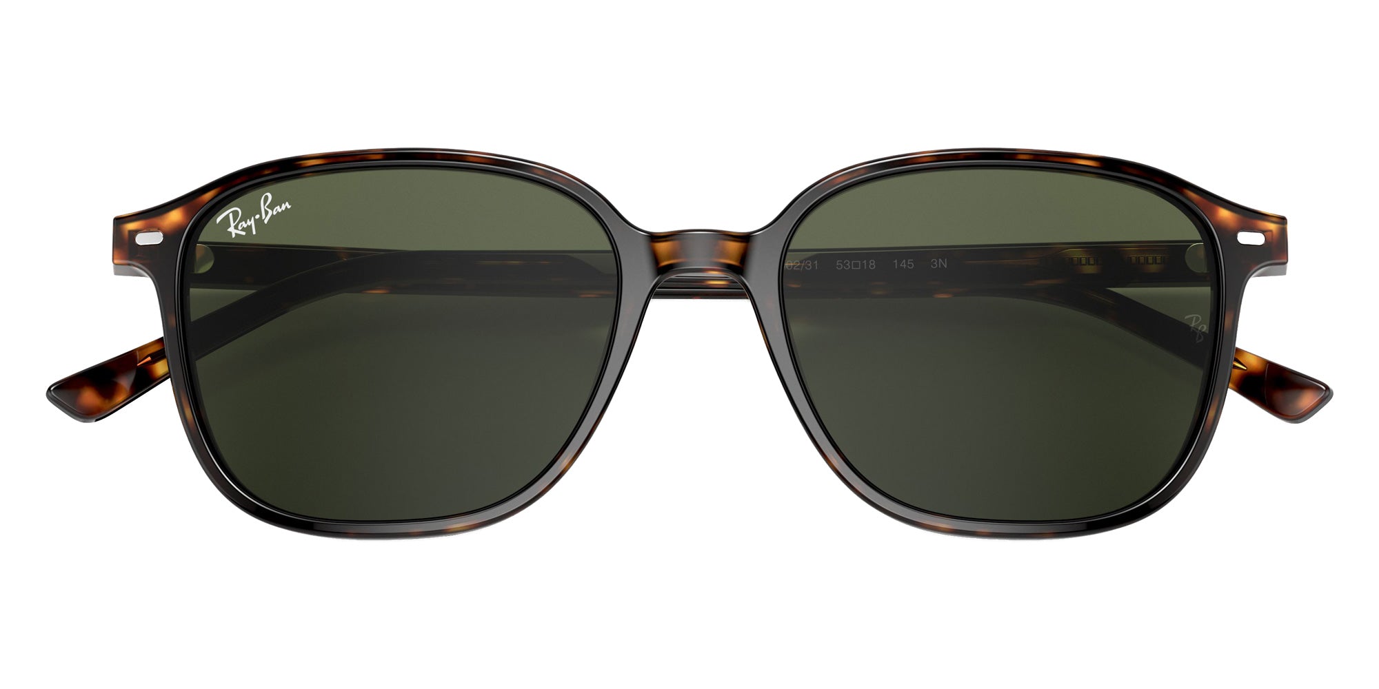 Ray-Ban RB2193 Leonard 902/31 51 - Tortoise / G-15 Green #id:rb219390231_s:102125