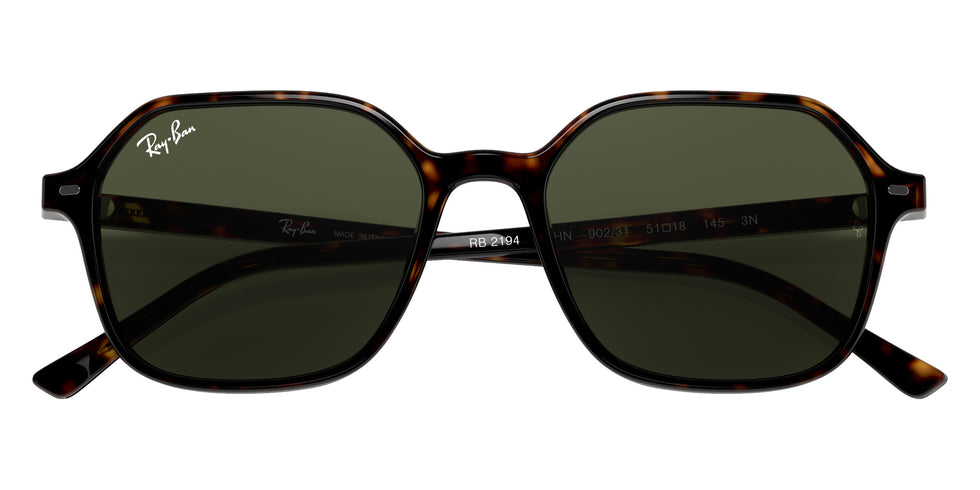 Ray-Ban RB2194 John 902/31 51 - Tortoise / G-15 Green #id:rb219490231_s:104125