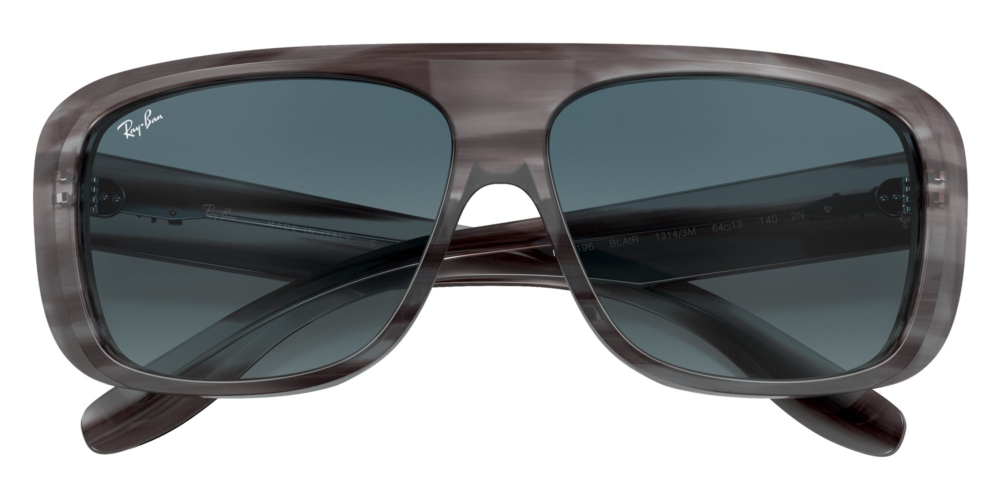 Ray-Ban RB2196 Blair 13143M 61 - Gray / Blue Gradient Gray #id:rb219613143m_s:100125