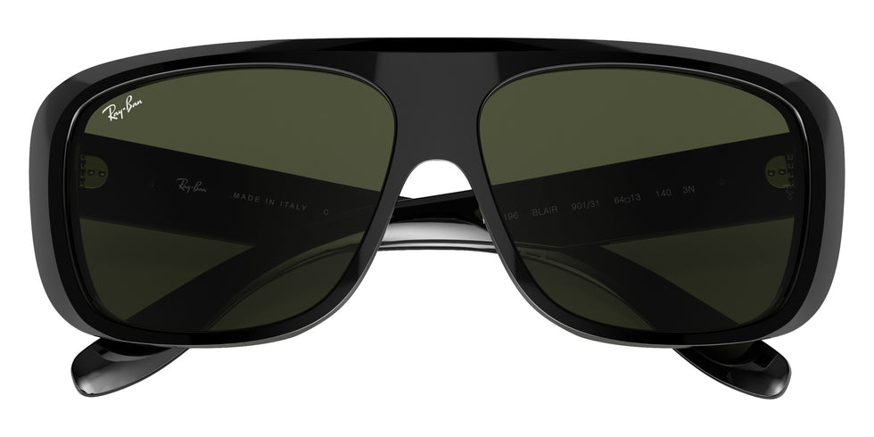 Ray-Ban RB2196 Blair 901/31 64 - Black / G-15 Green #id:rb219690131_s:102125
