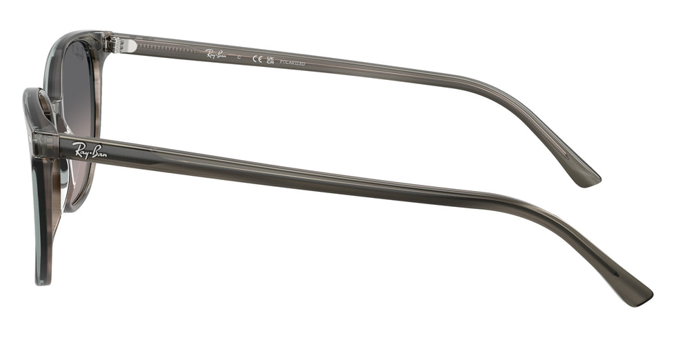 Ray-Ban RB2197 Elliot 1438M3 52 - Striped Gray / Polarized Gray Gradient #id:rb21971438m3_s:102110