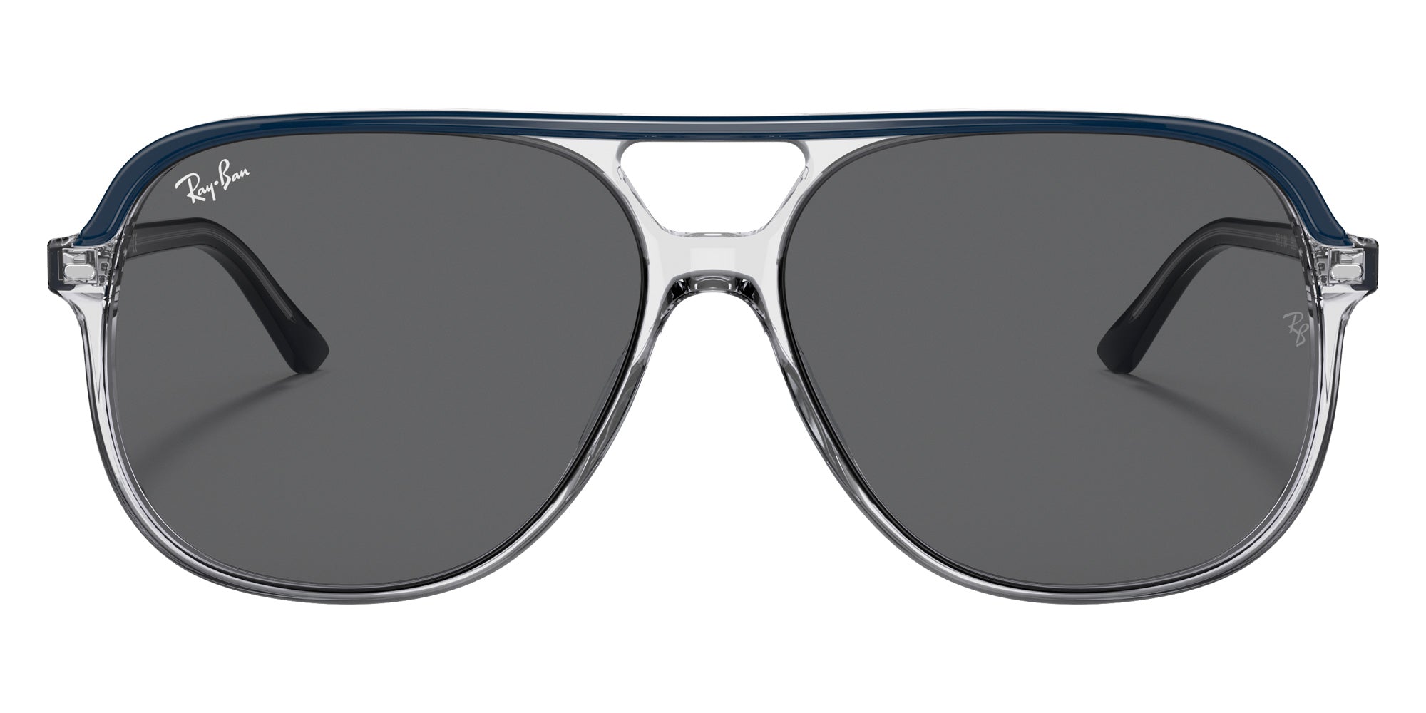 Ray-Ban RB2198 Bill 1341B1 60 - Blue On Transparent / Dark Gray #id:rb21981341b1_s:100100