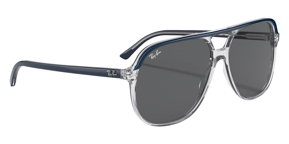 Ray-Ban RB2198 Bill 1341B1 60 - Blue On Transparent / Dark Gray #id:rb21981341b1_s:100120