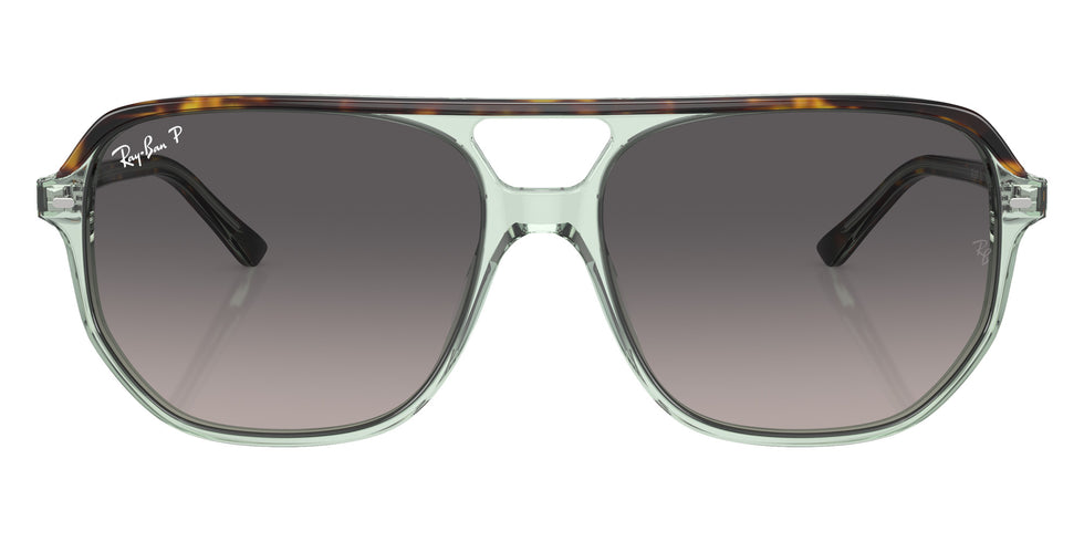 Ray-Ban RB2205 Bill One 1376M3 57 - Havana on Transparent Green / Gray Polarized #id:rb22051376m3_s:100100
