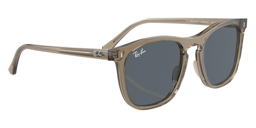 Ray-Ban RB2210 6765R5 53 - Transparent Brown / Blue #id:rb22106765r5_s:100120