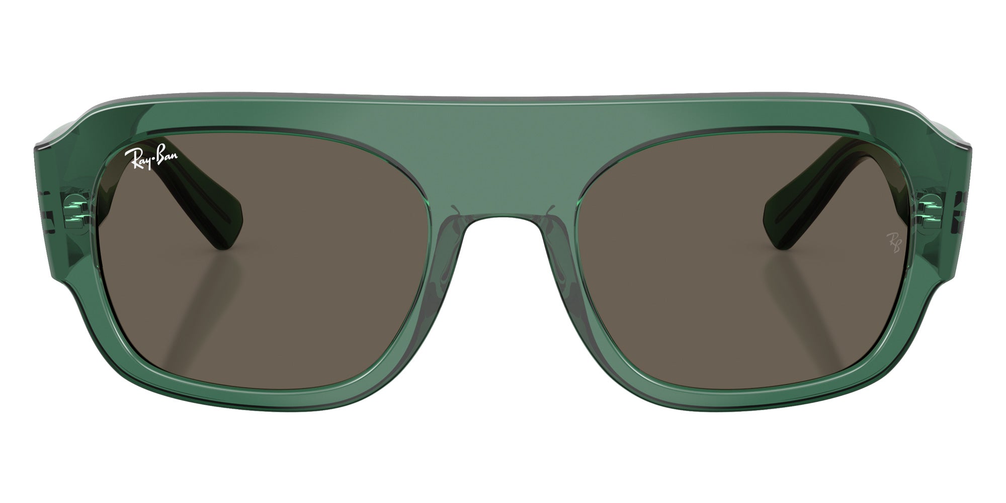 Ray-Ban RB2218 6681/3 55 - Transparent Green / Brown #id:rb221866813_s:102100