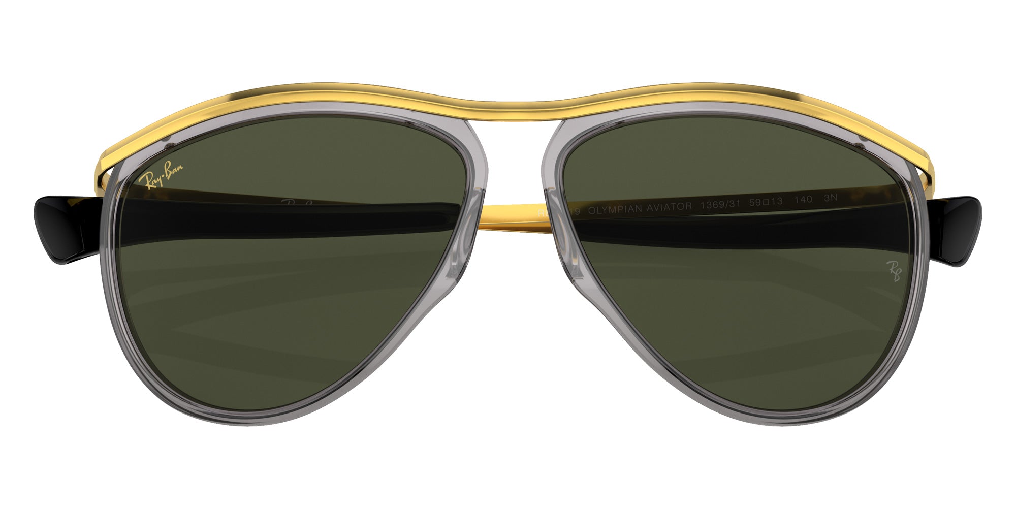 Ray-Ban RB2219 Aviator Olympian 136931 59 - Transparent Gray #id:rb2219136931_s:100125