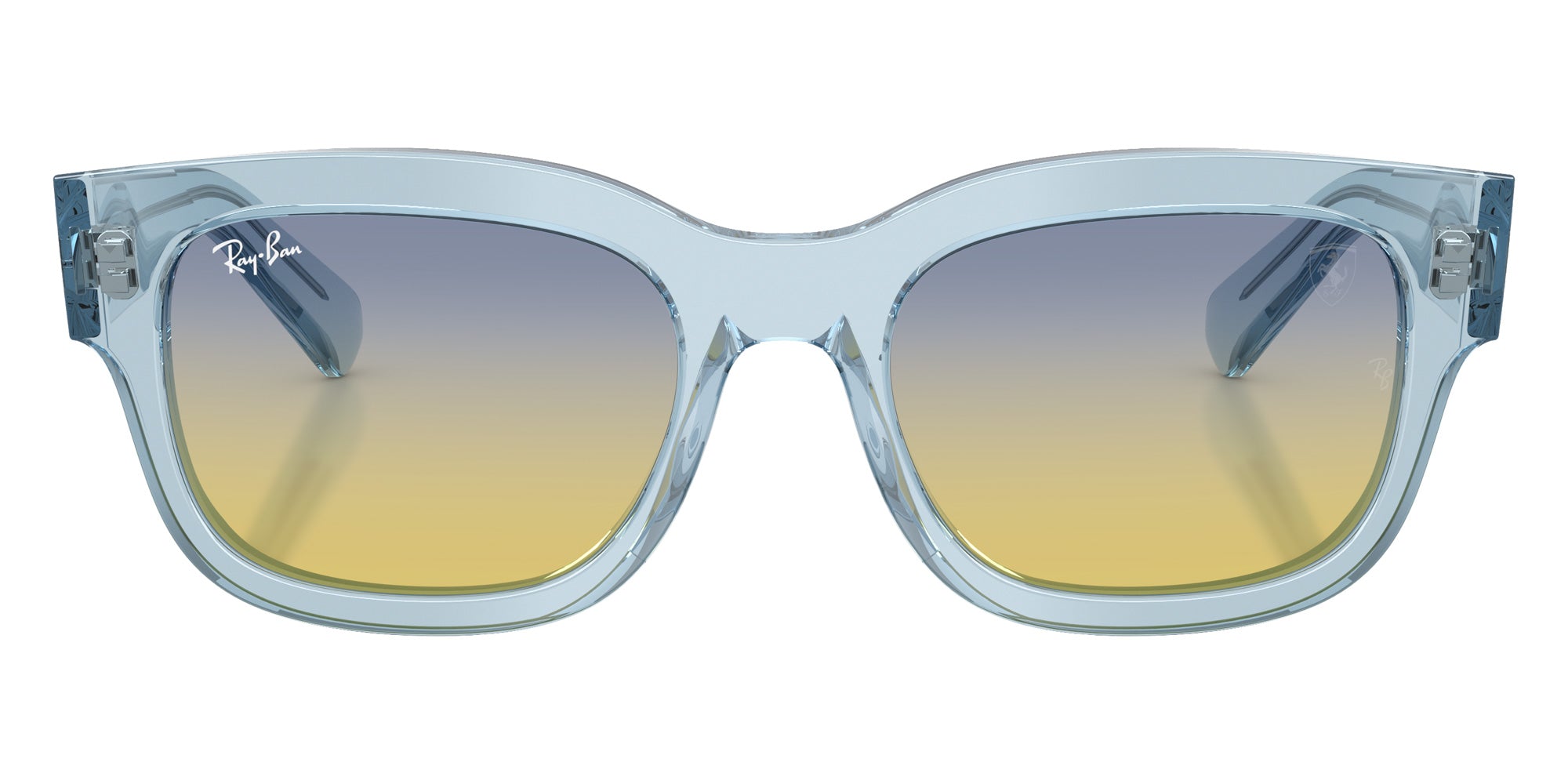 Ray-Ban RB2228M Scuderia Ferrari Collection F708EI 53 - Transparent Light Blue / Gradient Yellow/Blue #id:rb2228mf708ei_s:100100