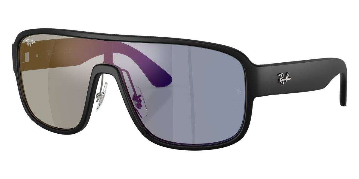 Ray-Ban RB2229 901SB2 129 - Matte Black / Dark Blue Mirrored Violet #id:rb2229901sb2_s:110105