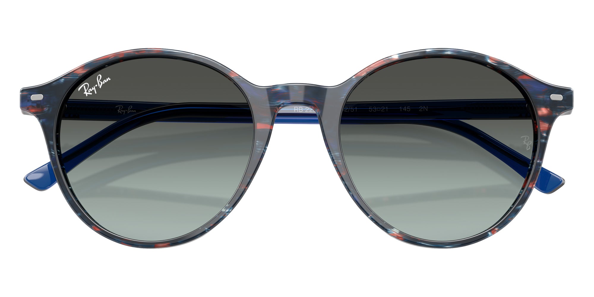 Ray-Ban RB2230F Bernard 1420GK 51 - Transparent Shade Fantasy Blue #id:rb2230f1420gk_s:100125