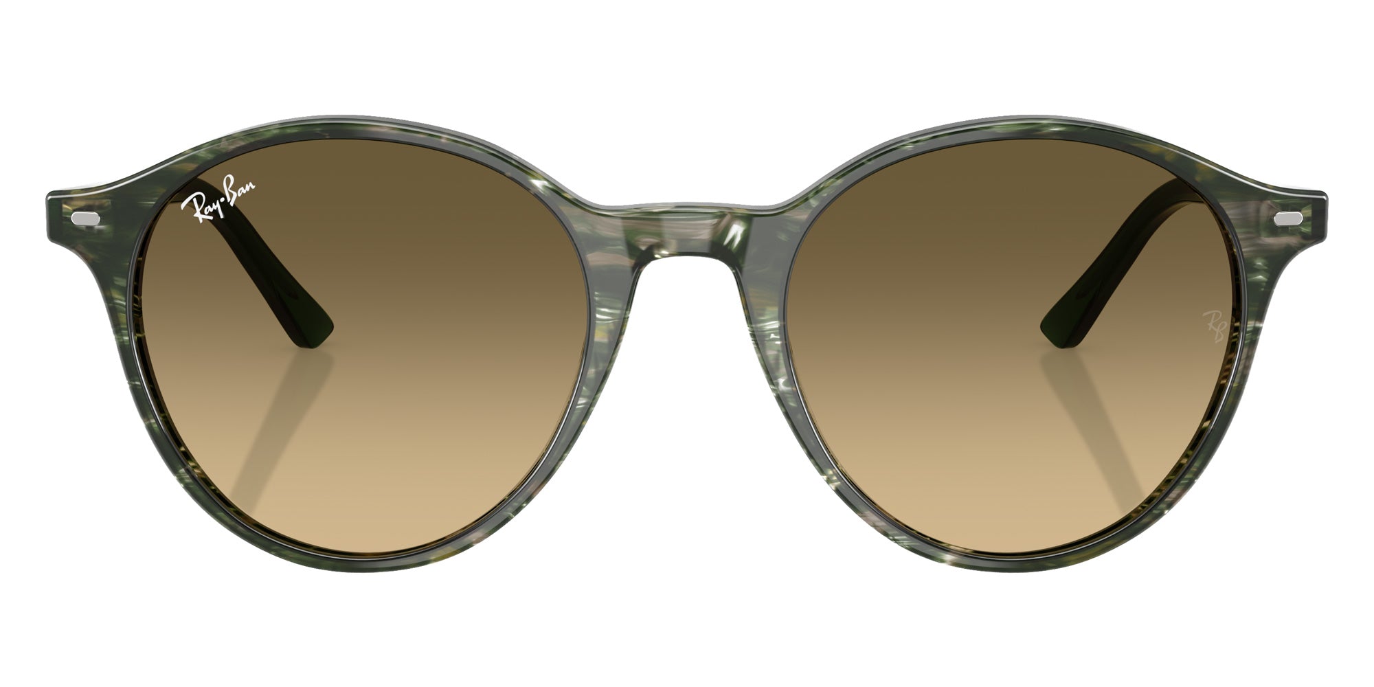 Ray-Ban RB2230F Bernard 14210A 51 - Transparent Shade Fantasy Green / Brown #id:rb2230f14210a_s:102100
