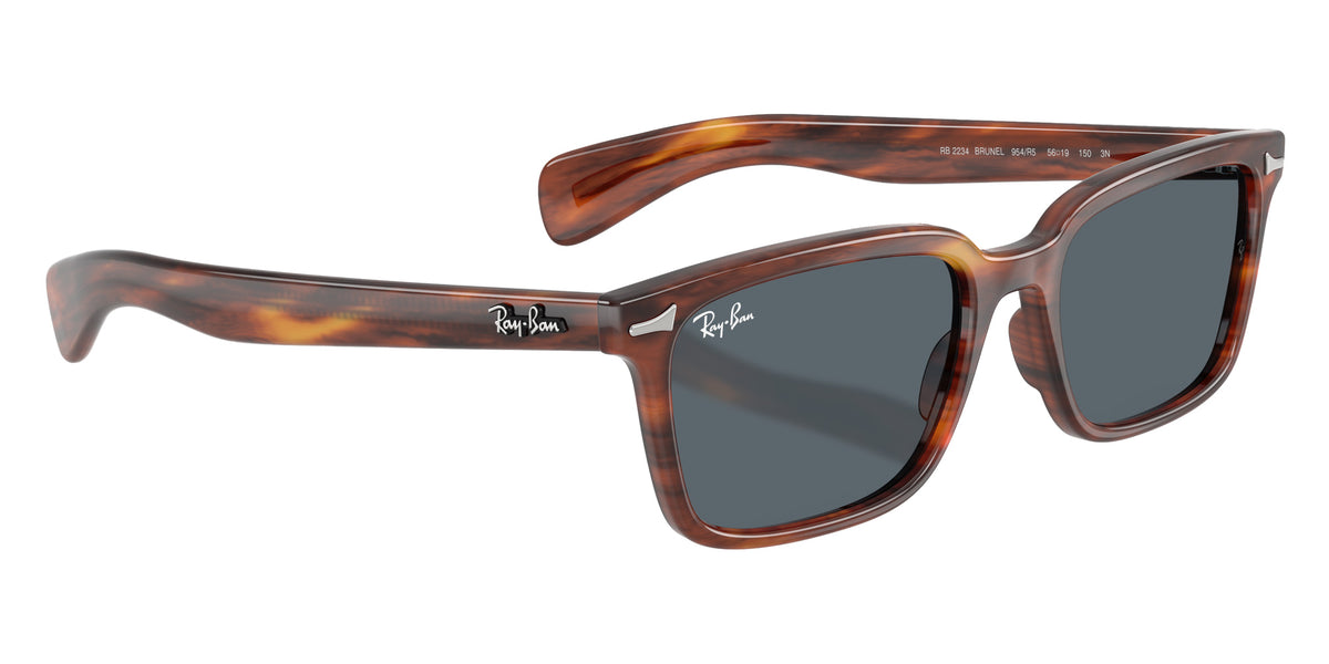 Ray-Ban RB2234 Brunel 954/R5 53 - Striped Havana / Dark Blue #id:rb2234954r5_s:128120