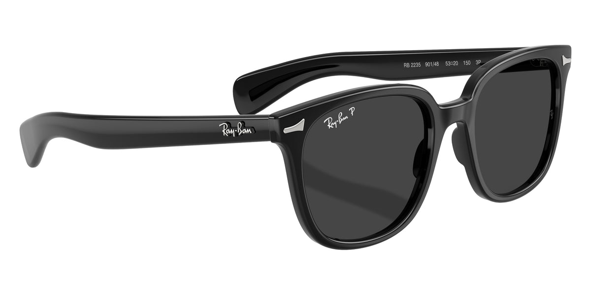 Ray-Ban RB2235 Brunel II 901/48 53 - Black / Polarized Black #id:rb223590148_s:102120