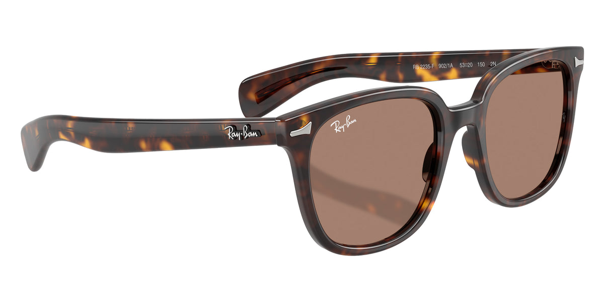 Ray-Ban RB2235F Brunel II 902/1A 53 - Havana / Light Violet #id:rb2235f9021a_s:104120