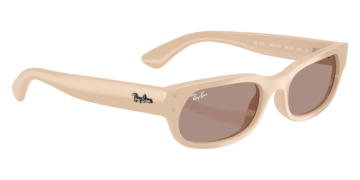 Ray-Ban RB2236 69004Q 54 - Nude / Brown #id:rb223669004q_s:102120