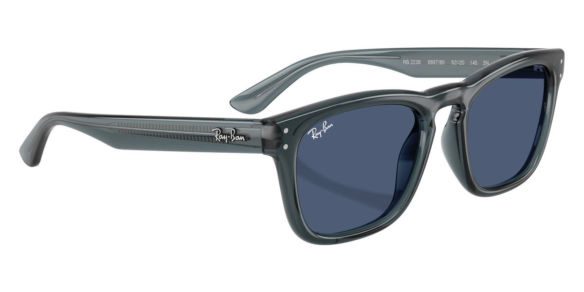 Ray-Ban RB2238 689780 52 - Transparent Blue / Blue #id:rb2238689780_s:102120