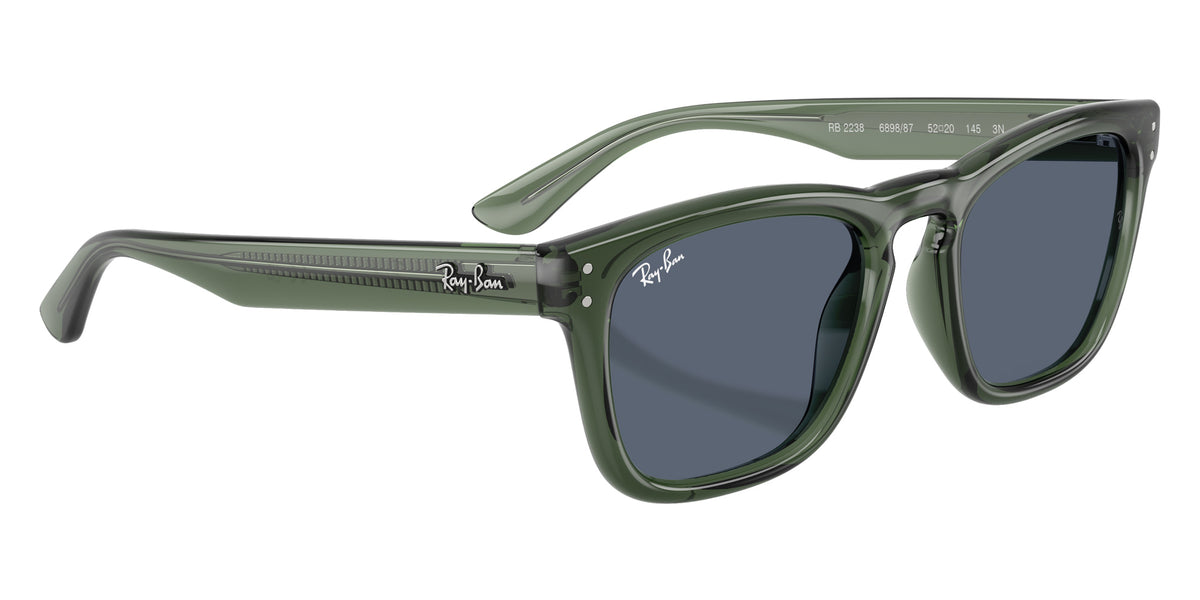 Ray-Ban RB2238 689887 52 - Transparent Green / Dark Gray #id:rb2238689887_s:104120