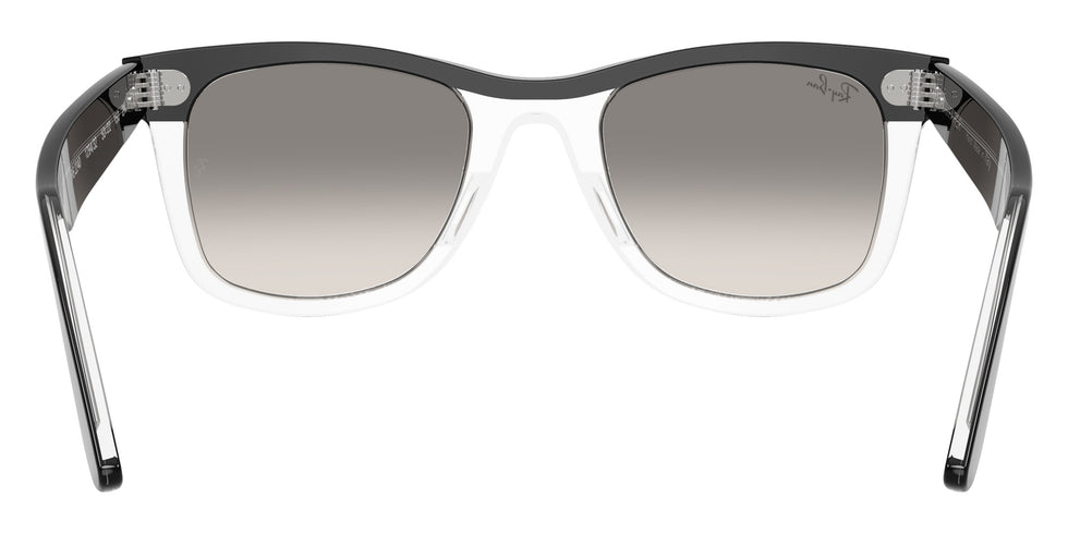 Ray-Ban RB2240 Wayfarer Street Neat 129432 50 - Black on Transparent / Clear Gradient Gray #id:rb2240129432_s:100115