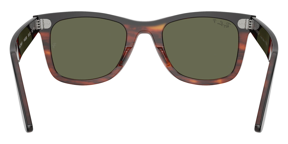 Ray-Ban RB2240F Wayfarer Street Neat 144058 52 - Black on Havana / Polarized Green #id:rb2240f144058_s:100115