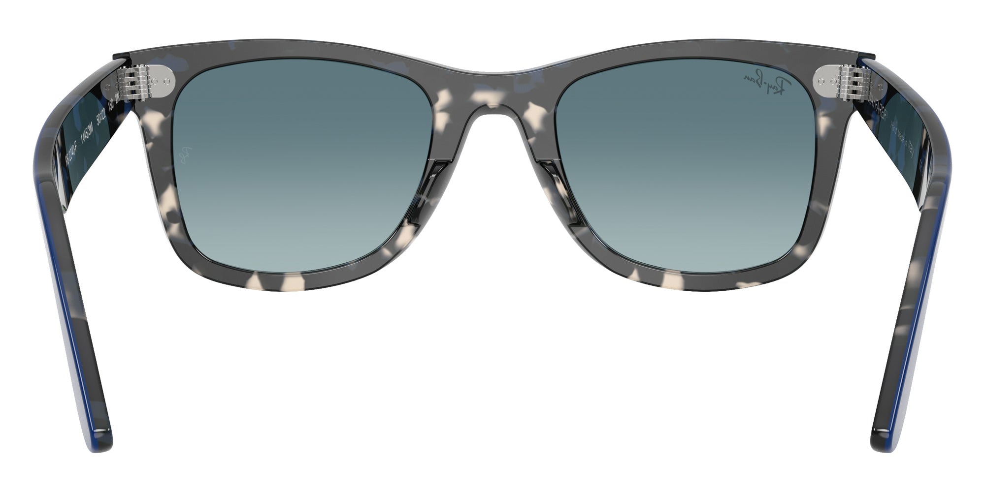 Ray-Ban RB2240F Wayfarer Street Neat 14453M 52 - Blue on Havana / Blue Gradient Gray #id:rb2240f14453m_s:104115
