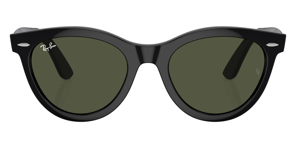 Ray-Ban RB2241F Wayfarer Way 901/31 54 - Black / Green #id:rb2241f90131_s:104100