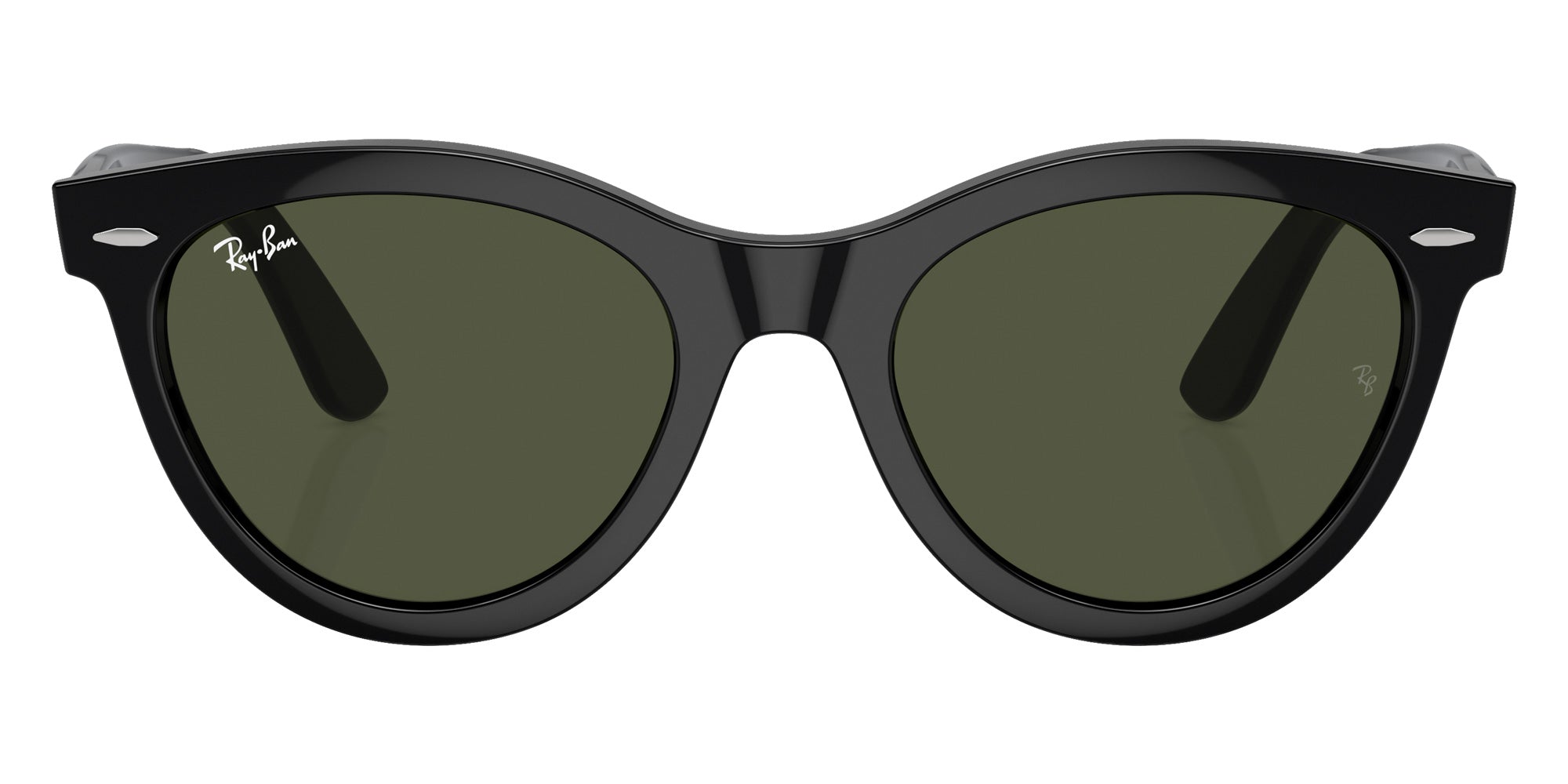 Ray-Ban RB2241F Wayfarer Way 901/31 54 - Black / Green #id:rb2241f90131_s:104100