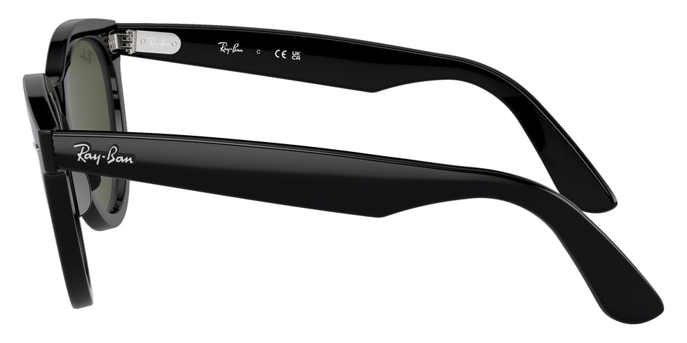 Ray-Ban RB2241F Wayfarer Way 901/31 54 - Black / Green #id:rb2241f90131_s:104110