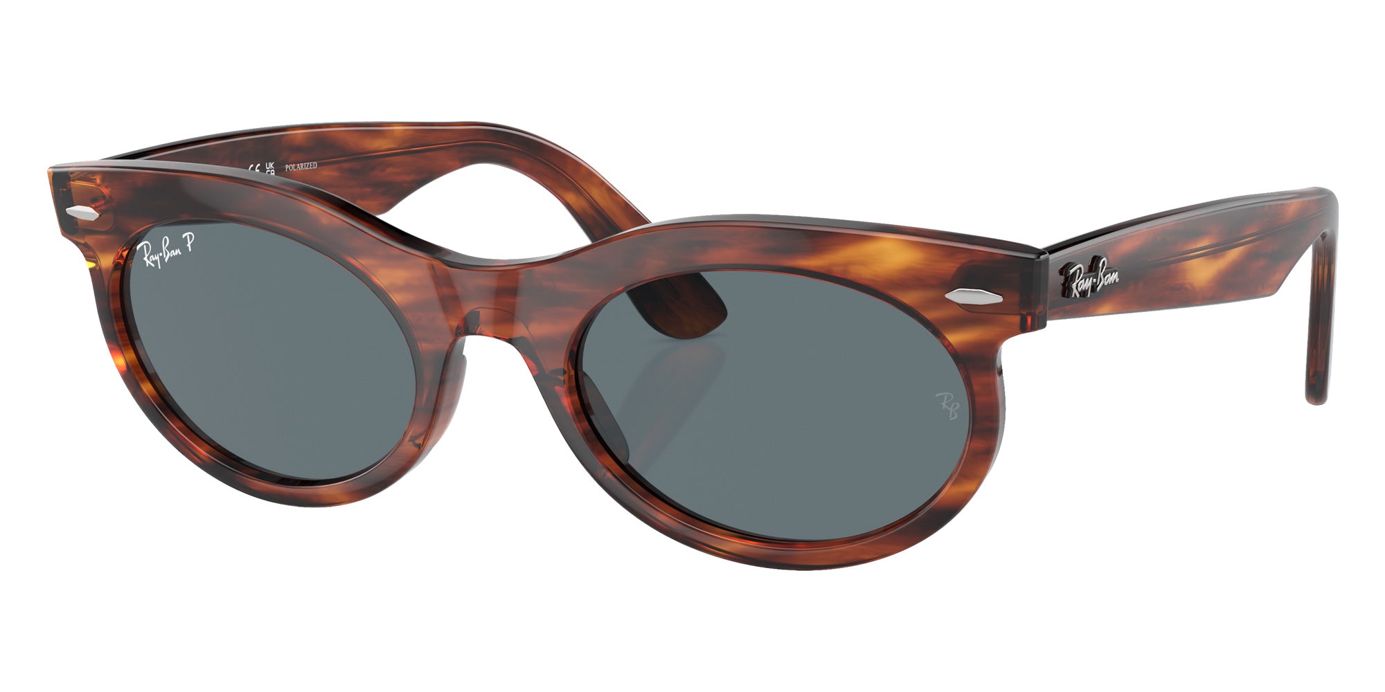 Ray-Ban RB2242F Wayfarer Oval 954/3R 53 - Striped Havana #id:rb2242f9543r_s:100105