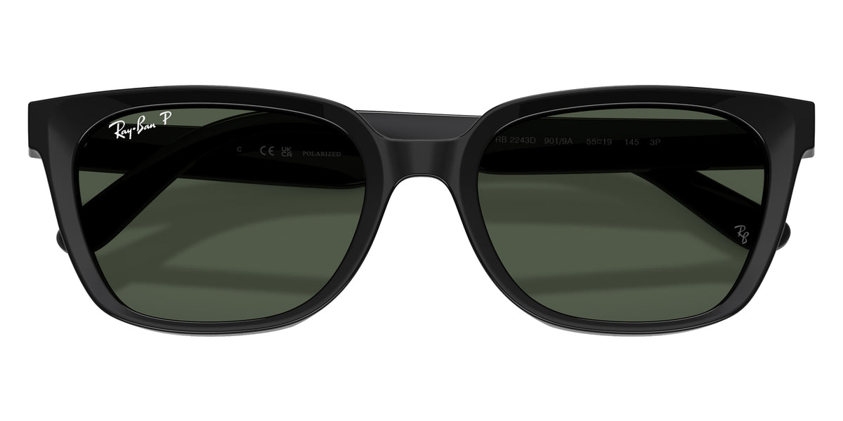Ray-Ban RB2243D 901/9A 55 - Black / Polarized Dark Green #id:rb2243d9019a_s:106125