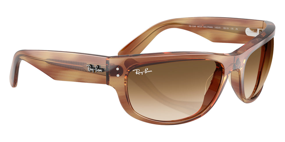 Ray-Ban RB2289 Mega Balorama 140351 63 - Striped Brown #id:rb2289140351_s:100120
