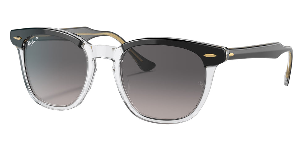 Ray-Ban RB2298 Hawkeye 1294M3 52 - Black on Transparent / Gray Polarized #id:rb22981294m3_s:100105