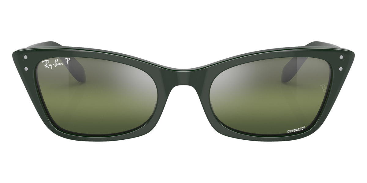 Ray-Ban RB2299 Lady Burbank 6659G4 55 - Green / Silver/Green Polarized+ Mirrored #id:rb22996659g4_s:100100