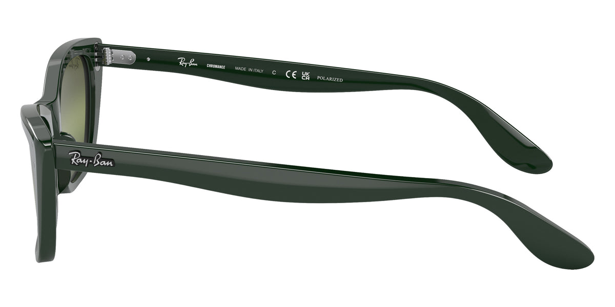 Ray-Ban RB2299 Lady Burbank 6659G4 55 - Green / Silver/Green Polarized+ Mirrored #id:rb22996659g4_s:100110