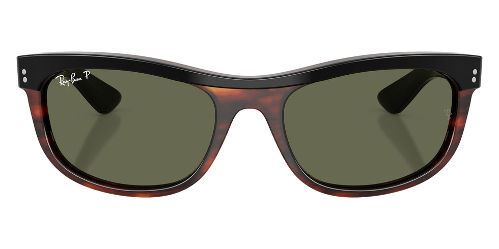 Ray-Ban RB2489 Balorama Street Neat 144058 62 - Black on Havana / Green Polarized #id:rb2489144058_s:100100